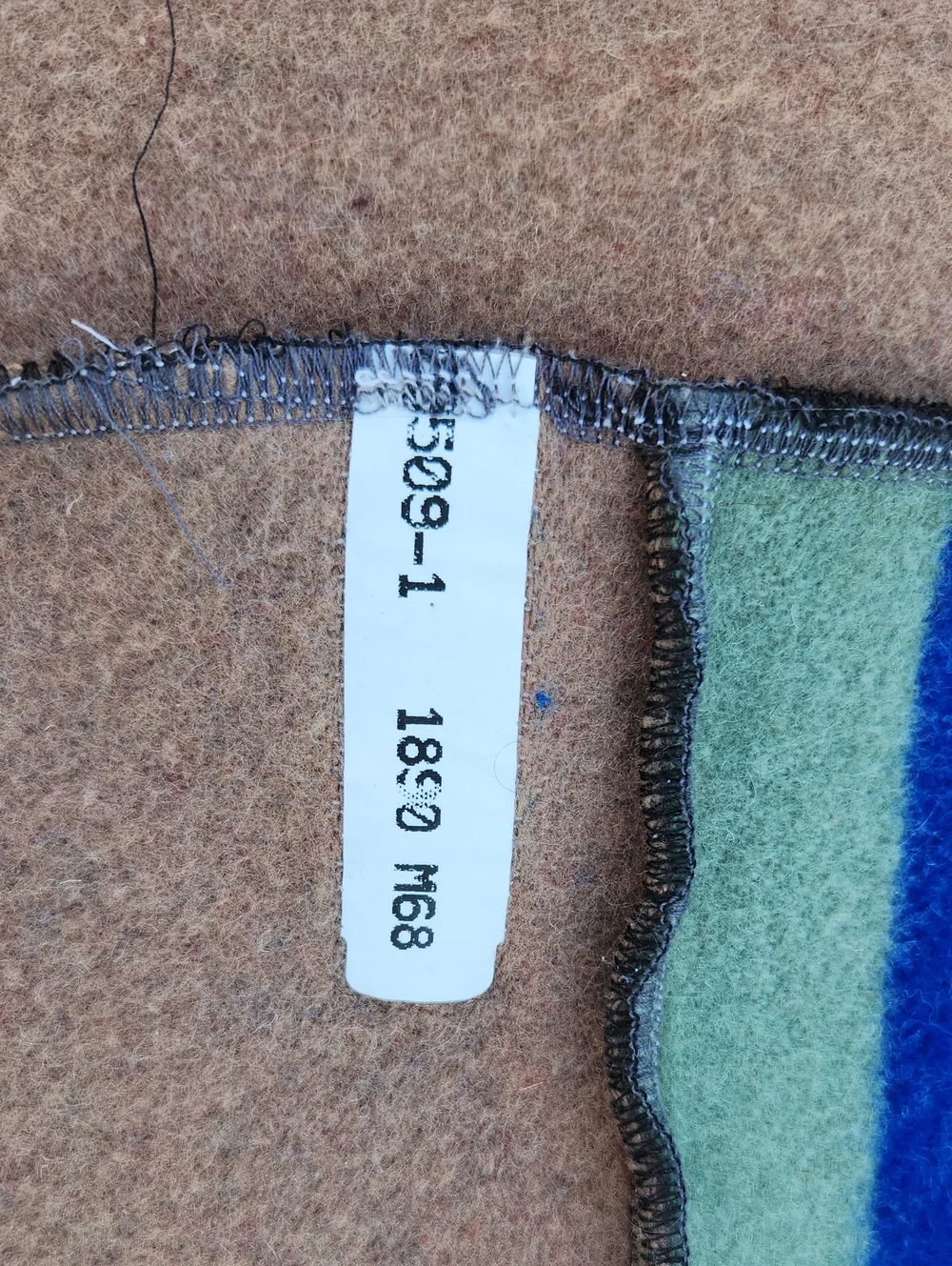N/A wool patchwork
